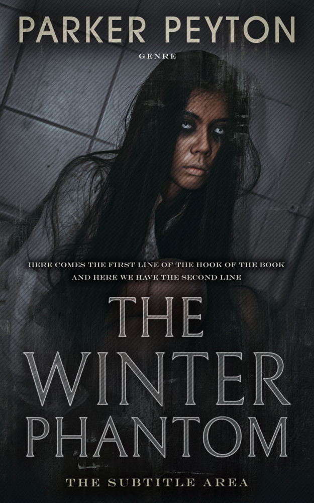 Front view of Shark #7652 - Premade Horror Book Cover