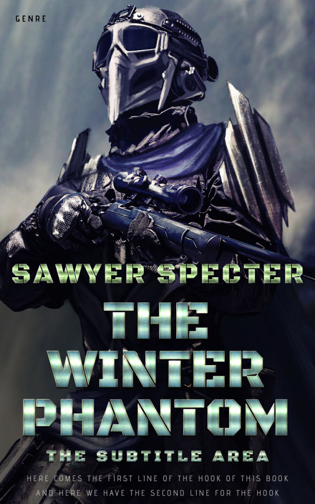 Front view of Mirage #7710 - Premade Science Fiction Book Cover