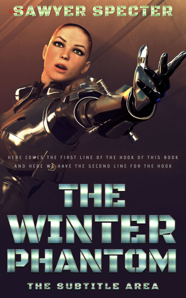 Front view of Thunder #7713 - Premade Science Fiction Book Cover