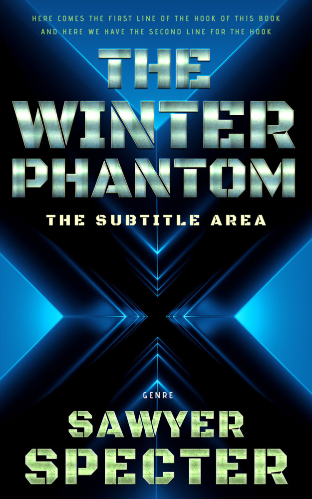 Front view of Sprout #7717 - Premade Science Fiction Book Cover