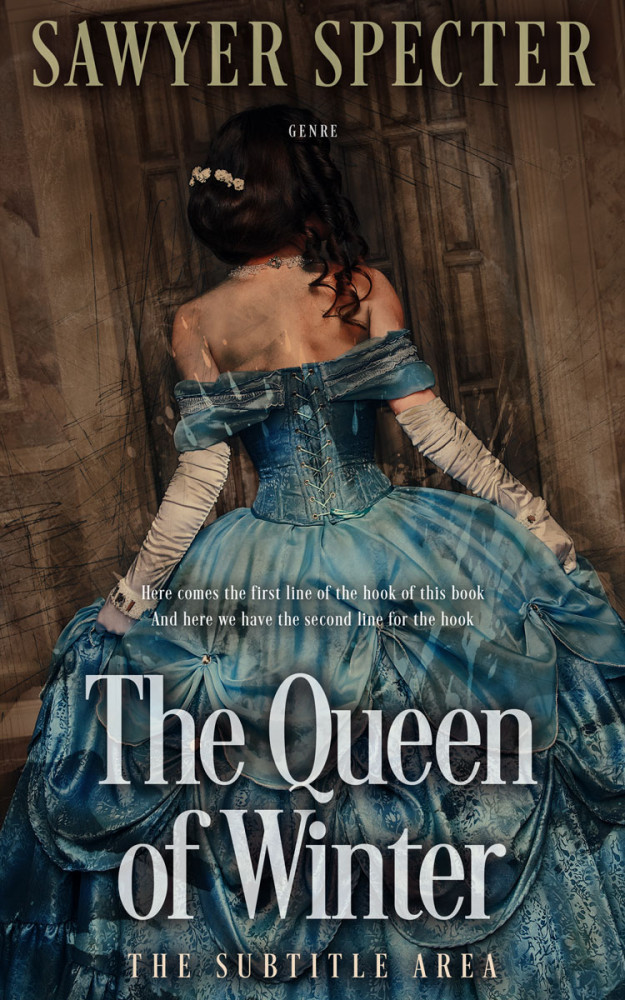 Front view of Heavy Metal #7725 - Premade Historical Book Cover