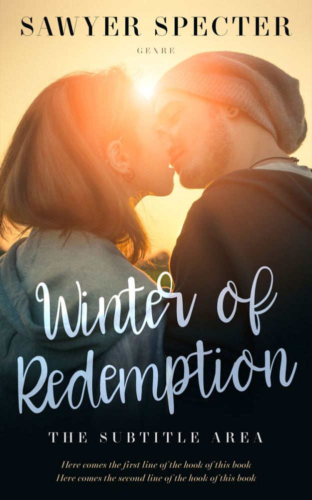 Front view of Manhattan #7754 - Premade Romance Book Cover