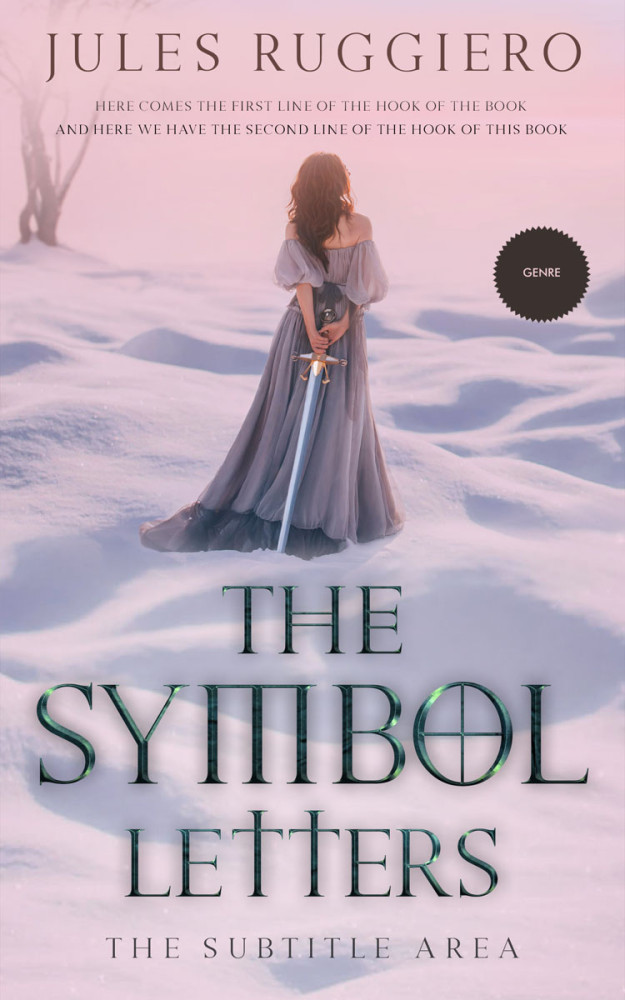 Front view of Maverick #7794 - Premade Fantasy Book Cover