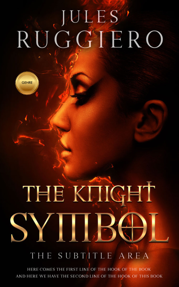 Front view of Creole #7800 - Premade Fantasy Book Cover