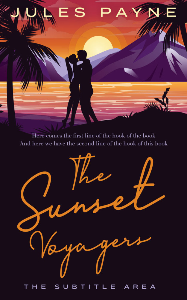 Front view of Gondola #7846 - Premade Romance Book Cover