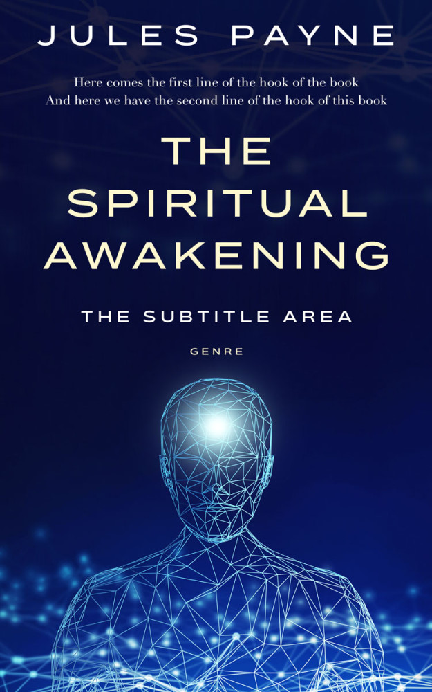 Front view of Violet #7871 - Premade Health & Mind & Body Book Cover