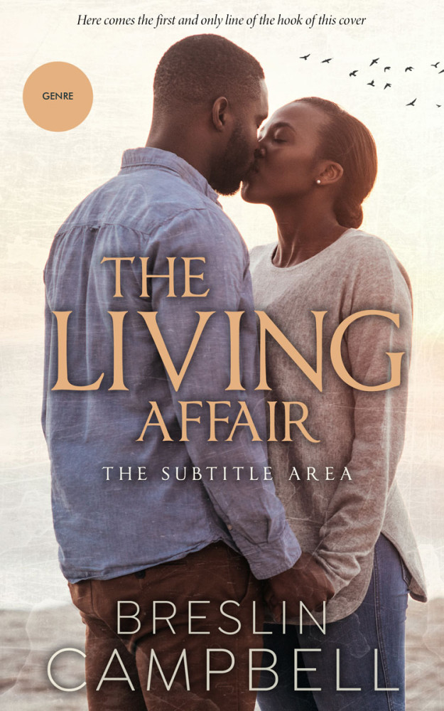 Front view of Wafer #7908 - Premade Romance Book Cover