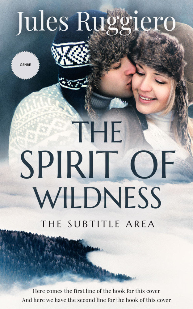 Front view of Pickled Bluewood #7921 - Premade Romance Book Cover