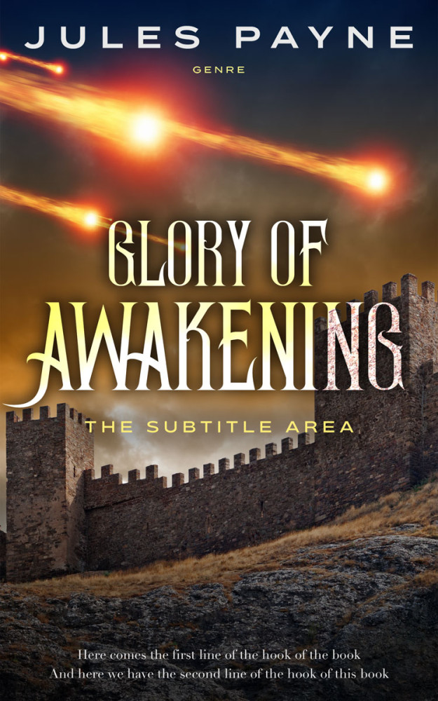 Front view of Dune #7955 - Premade Apocalyptica Book Cover | BookCoverZone