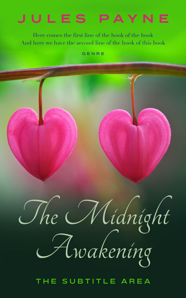 Front view of Charm #7975 - Premade Poetry Book Cover