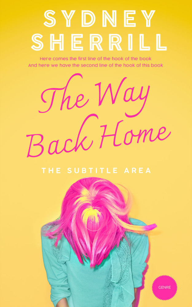 Front view of Goldenrod #7992 - Premade Teen & Young Adult Book Cover