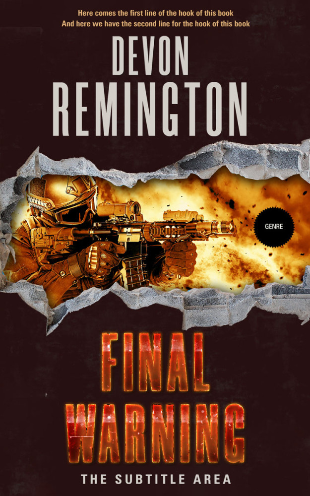 Front view of Antique Brass #8020 - Premade Mystery & Thriller & Suspense Book Cover