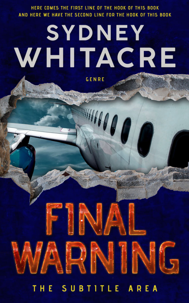 Front view of Haiti #8025 - Premade Action & Adventure Book Cover