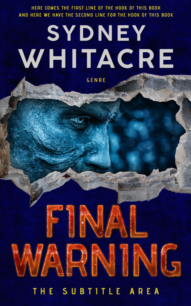 Front view of Sandal #8029 - Premade Apocalyptica Book Cover