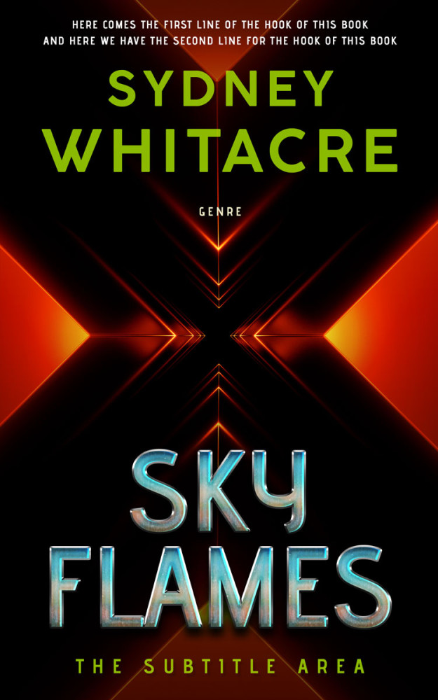 Front view of Paarl #8039 - Premade Science Fiction Book Cover