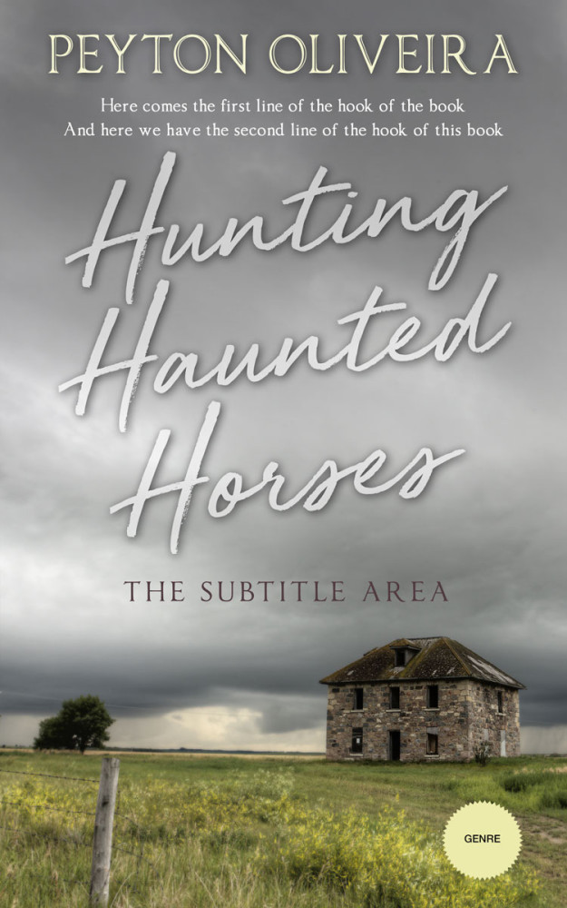 Front view of Lemon Grass #8043 - Premade Literary Fiction Book Cover