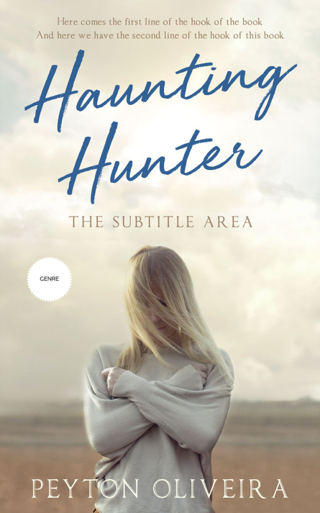 Front view of Satin Linen #8044 - Premade Teen & Young Adult Book Cover