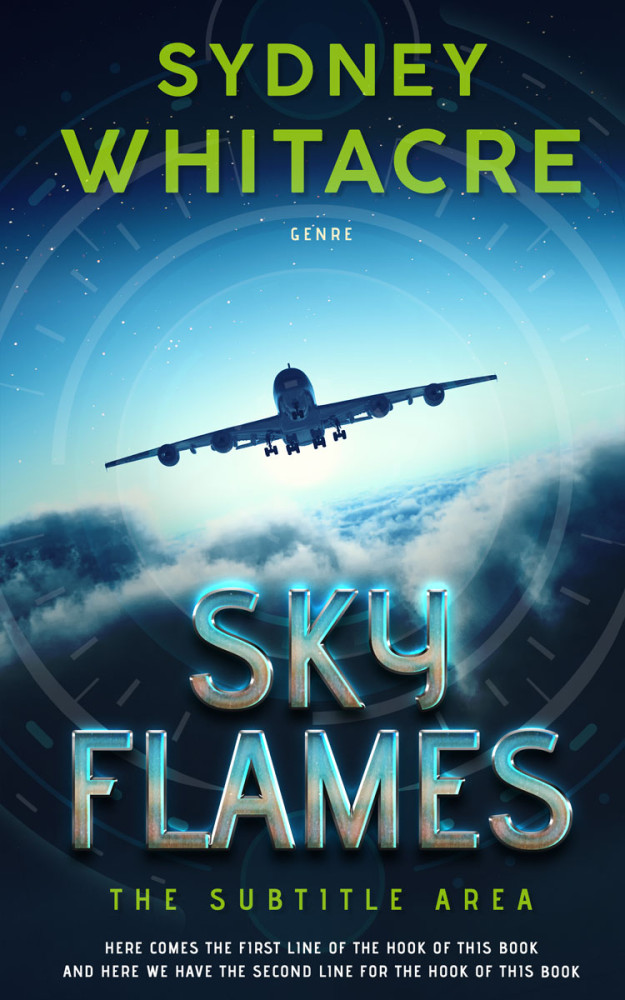 Front view of Edgewater #8063 - Premade Action & Adventure Book Cover