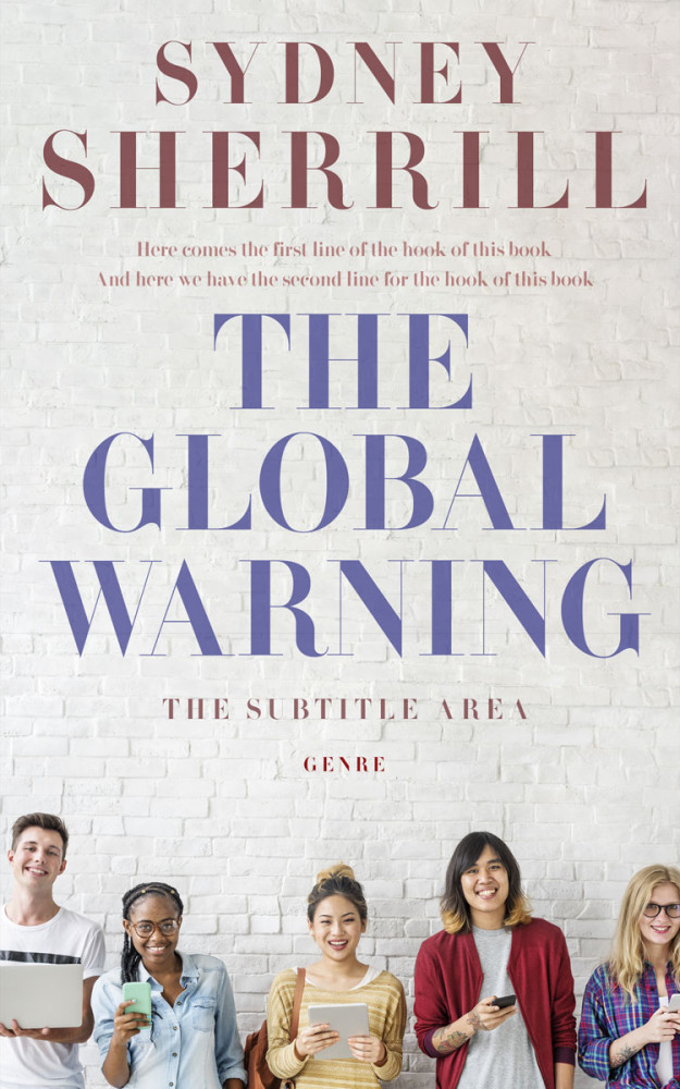 Front view of Westar #8133 - Premade Teen & Young Adult Book Cover