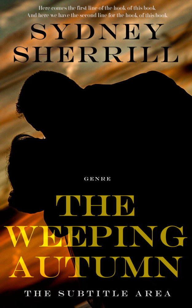 Front view of Copper #8141 - Premade Romance Book Cover