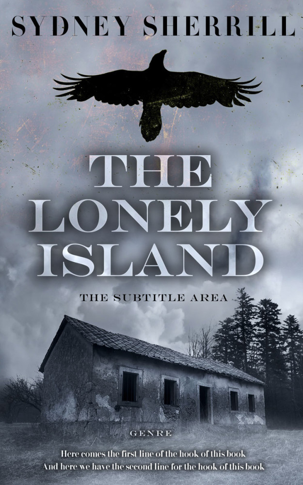 Front view of Regent Gray #8152 - Premade Horror Book Cover