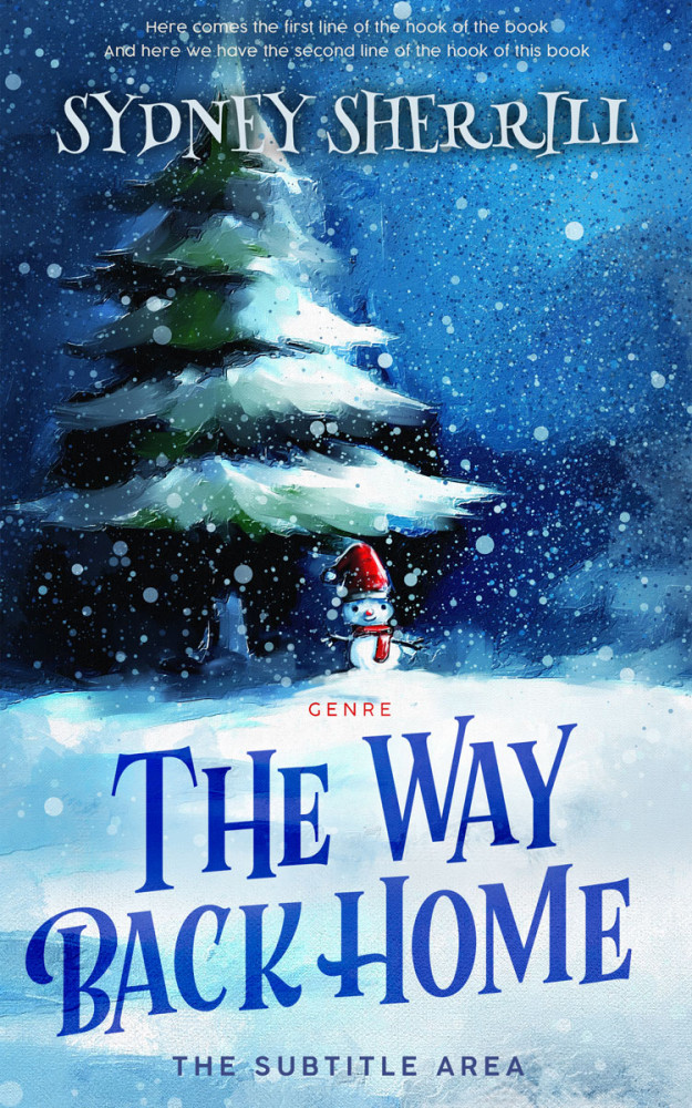 Front view of Jagged Ice #8166 - Premade Business Book Cover