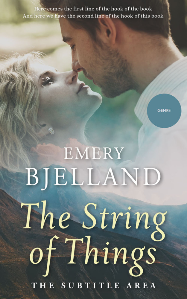 Front view of Nandor #8180 - Premade Romance Book Cover