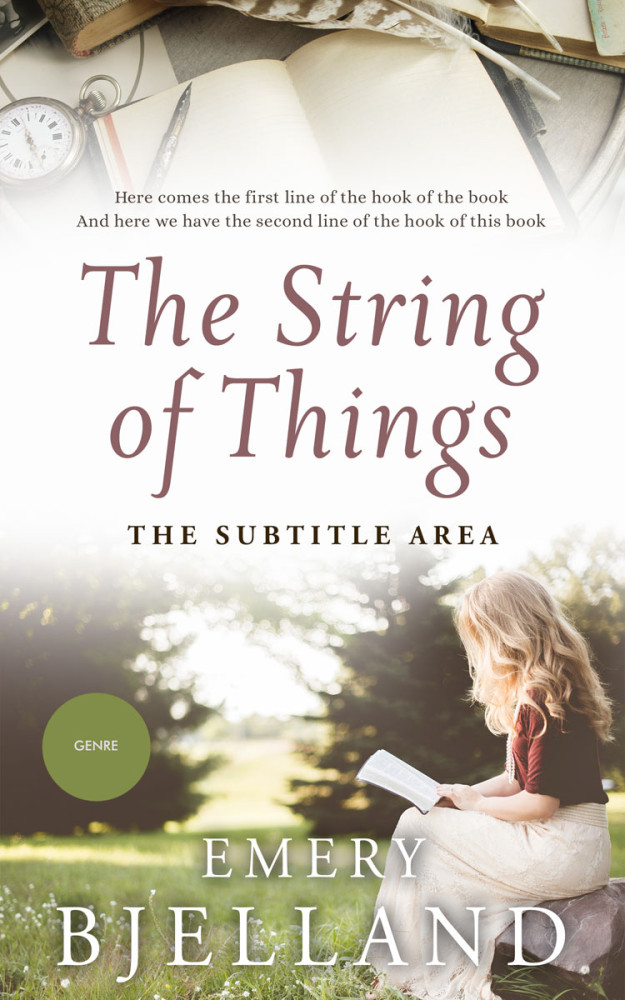 Front view of Moon Mist #8181 - Premade Romance Book Cover