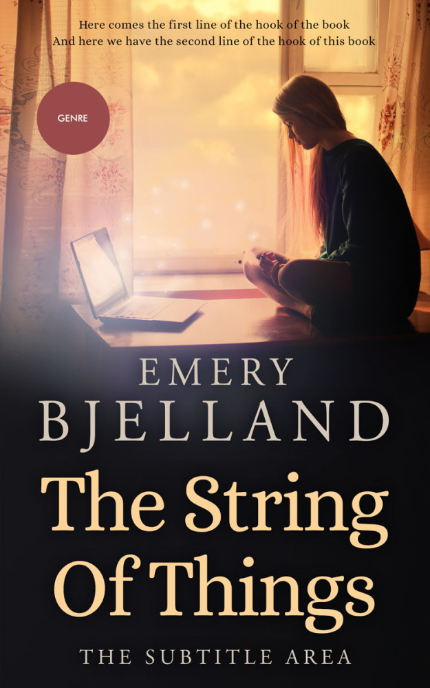 Front view of Thunder #8198 - Premade Teen & Young Adult Book Cover