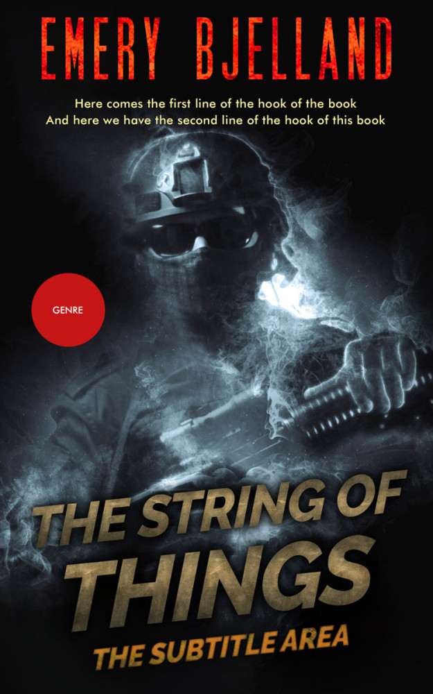 Front view of Shark #8207 - Premade Mystery & Thriller & Suspense Book Cover