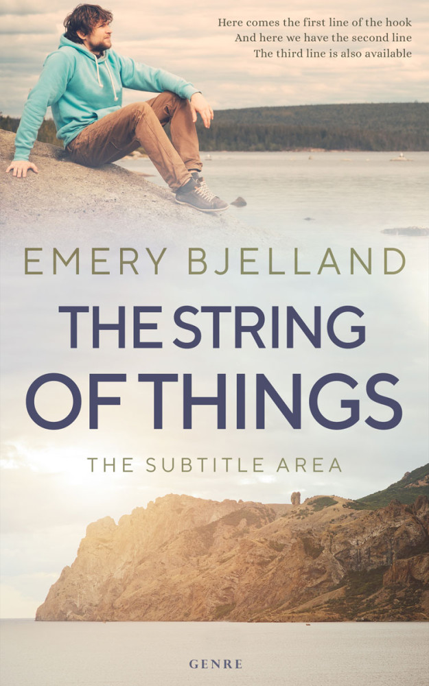 Front view of Wafer #8224 - Premade Romance Book Cover