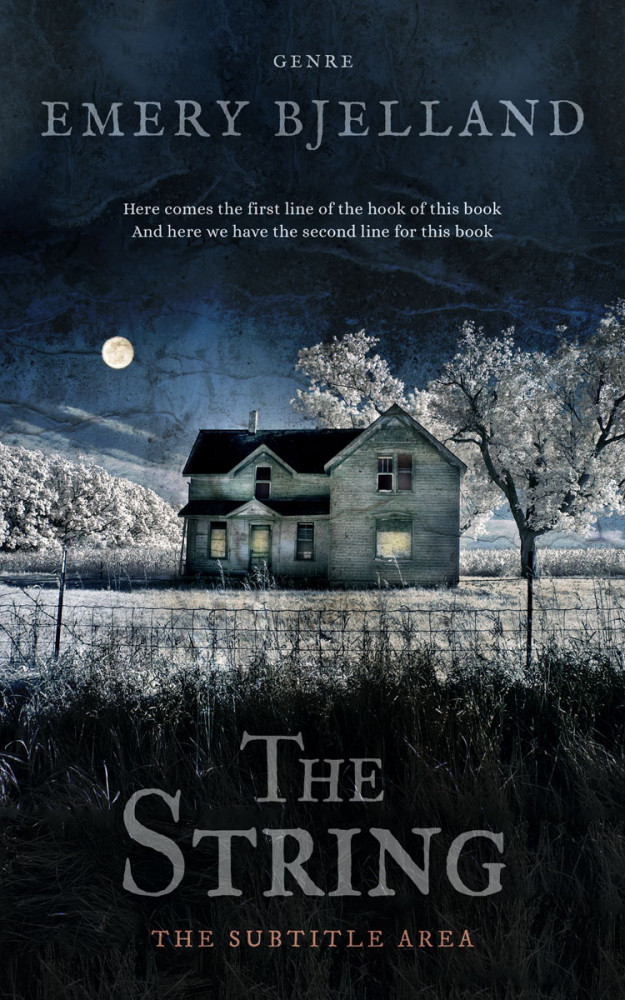 Front view of Bunker #8240 - Premade Horror Book Cover