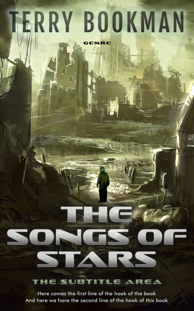 Front view of Birch #8247 - Premade Apocalyptica Book Cover