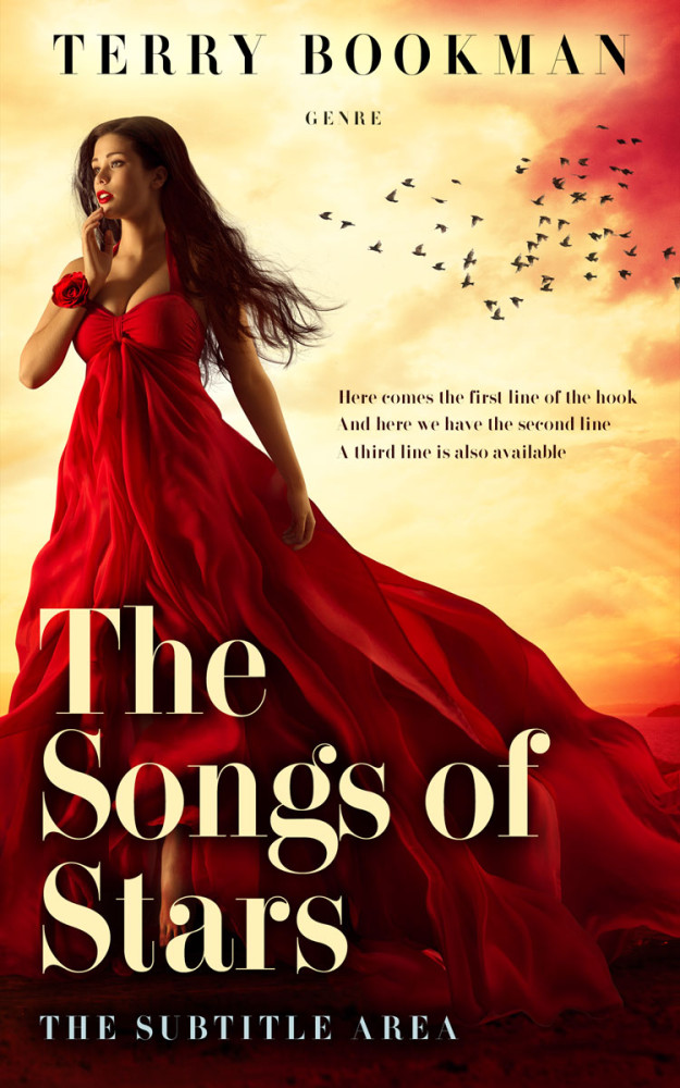 Front view of Rebel #8281 - Premade Fantasy Book Cover | BookCoverZone