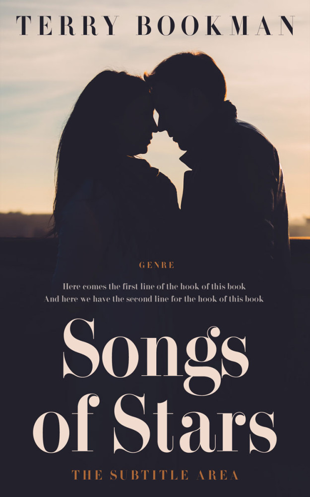 Front view of Shark #8284 - Premade Romance Book Cover