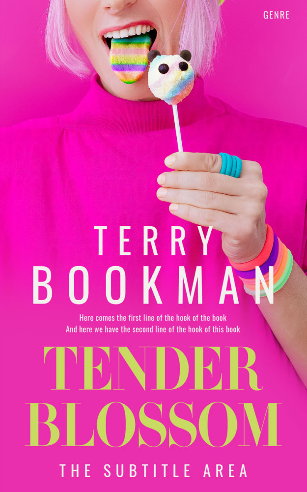 Front view of Cerise #8296 - Premade Erotica Book Cover