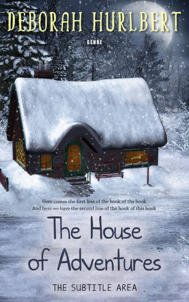 Front view of Heather #8340 - Premade Fantasy Book Cover