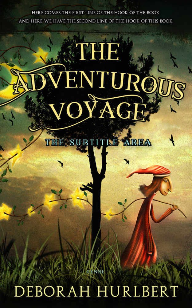 Front view of Tacha #8350 - Premade Fantasy Book Cover