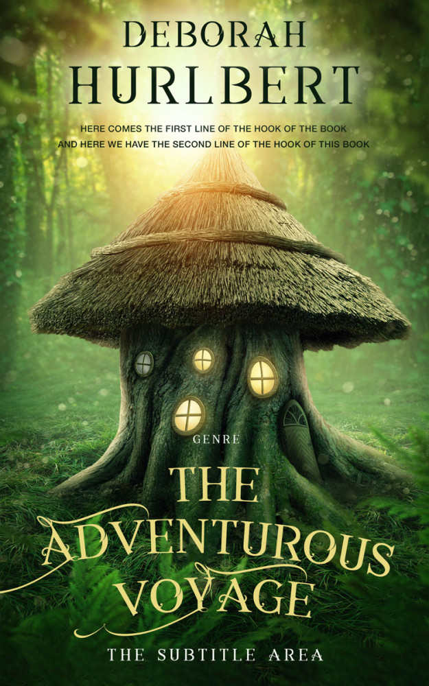 Front view of Mallard #8356 - Premade Fantasy Book Cover