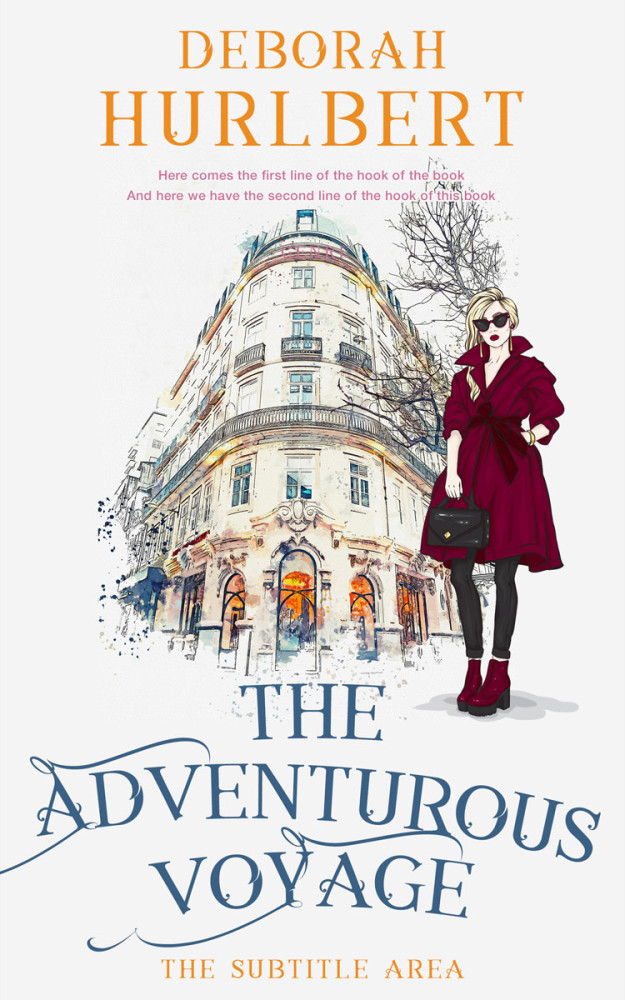 Front view of Cararra #8360 - Premade Travel Book Cover