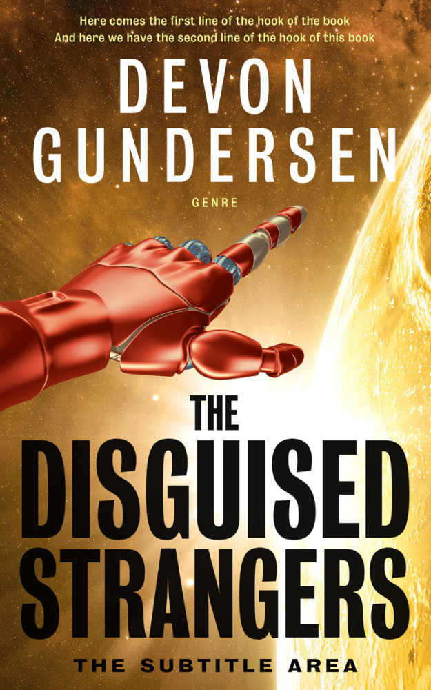 Front view of Bull Shot #8381 - Premade Science Fiction Book Cover