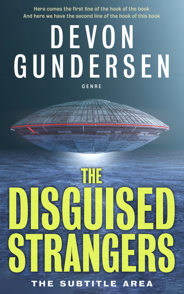 Front view of Fiord #8382 - Premade Science Fiction Book Cover