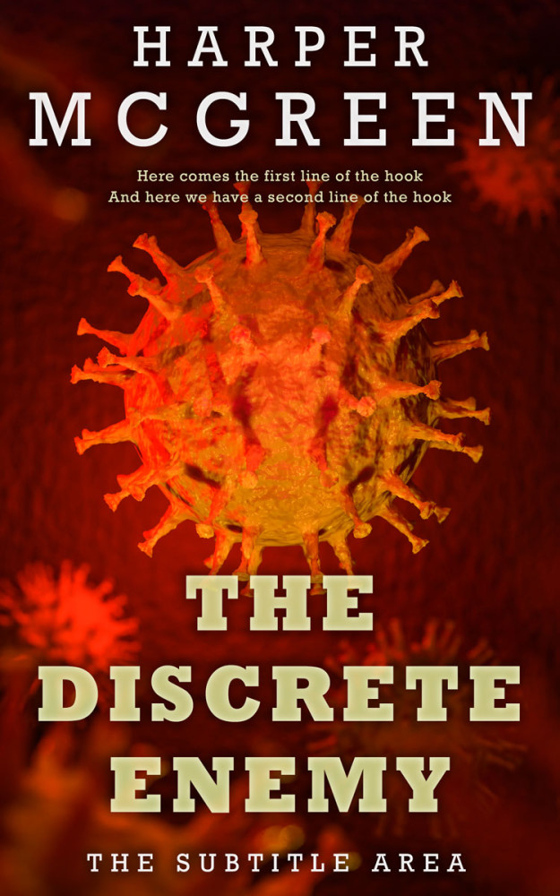 Front view of Rustic Red #8411 - Premade Health & Mind & Body Book Cover