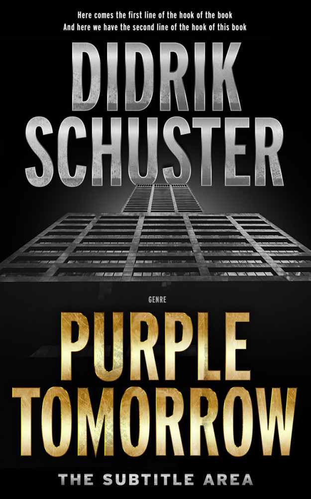 Front view of Cod Gray #8420 - Premade Mystery & Thriller & Suspense Book Cover