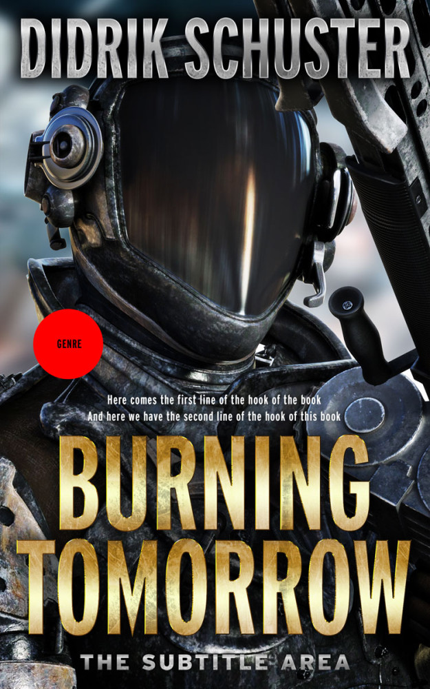 Front view of Sorrell Brown #8432 - Premade Apocalyptica Book Cover