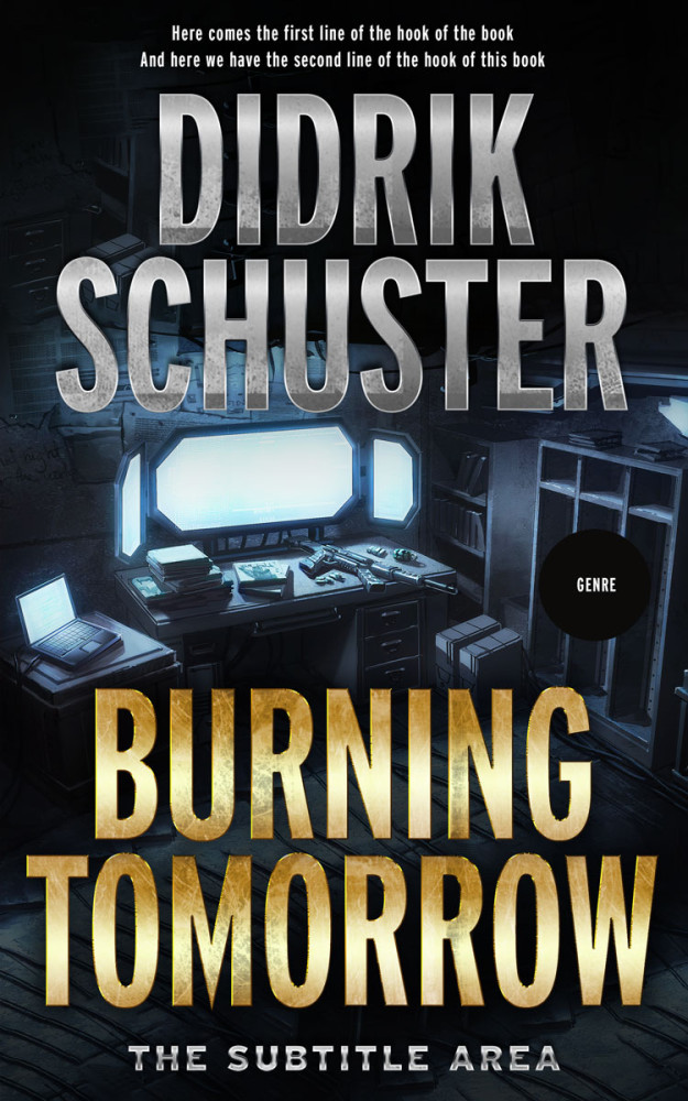 Front view of Coral Reef #8439 - Premade Science Fiction Book Cover