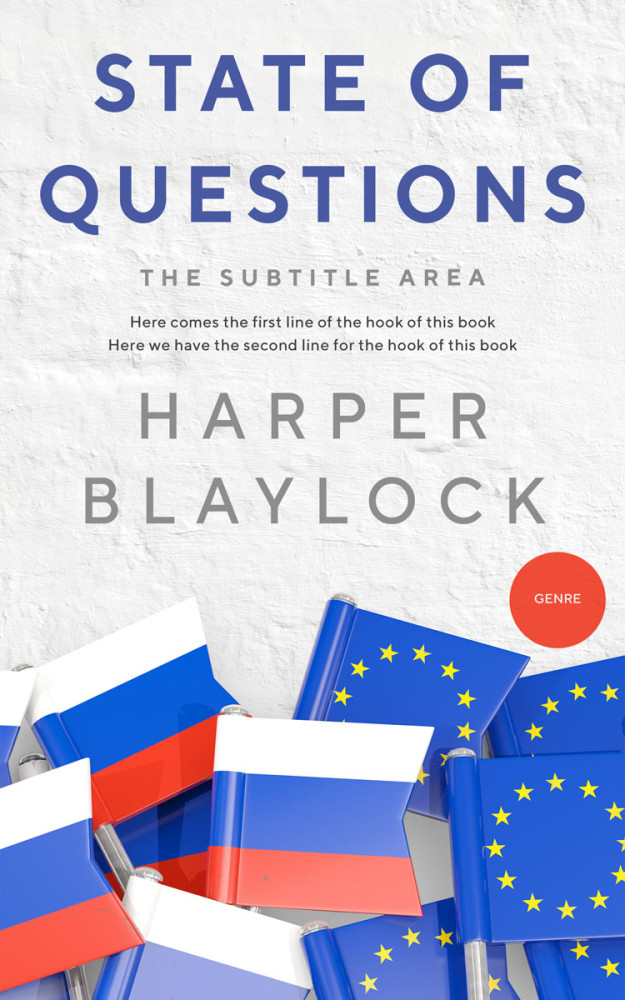 Front view of Bon Jour #8456 - Premade Politics & Law & Society Book Cover