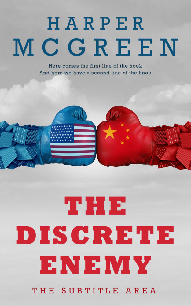 Front view of Silver #8458 - Premade Business Book Cover | BookCoverZone