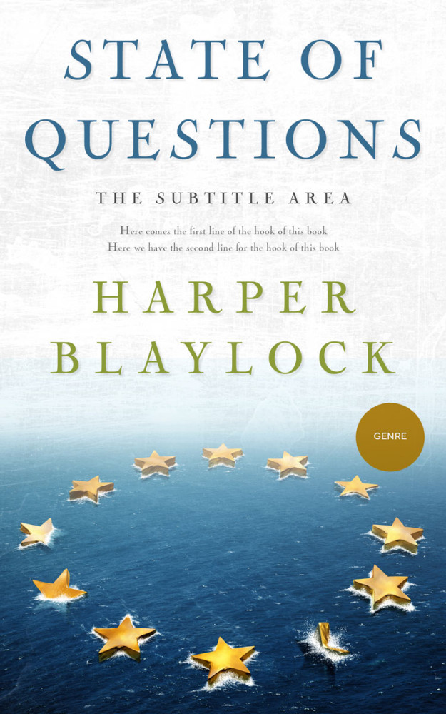 Front view of Mystic #8463 - Premade Business Book Cover