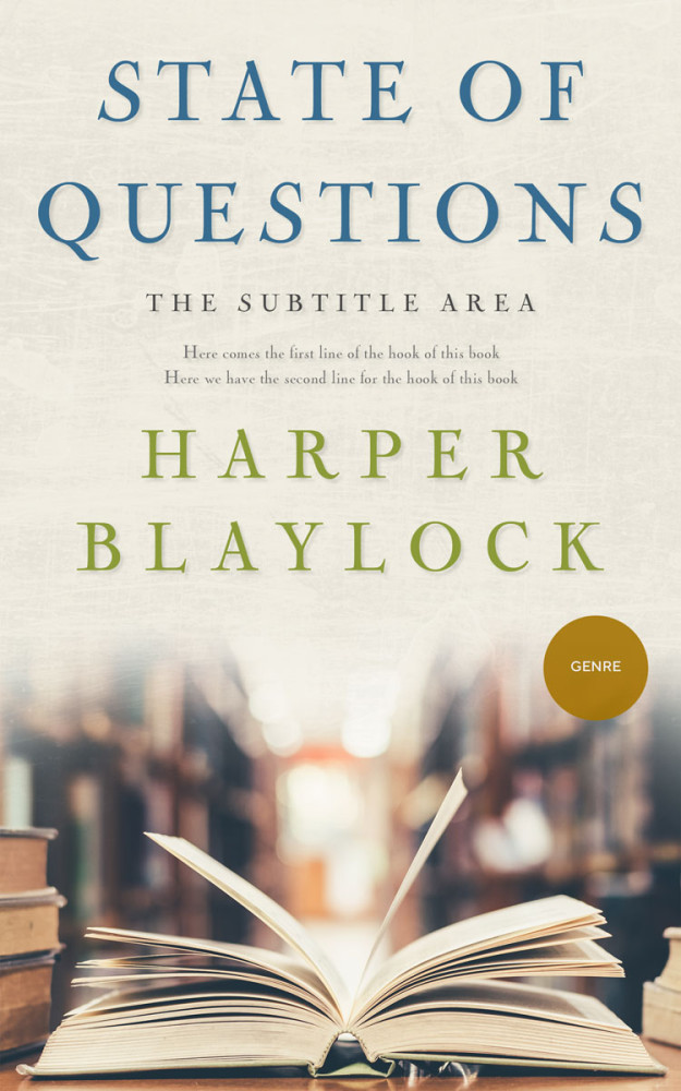 Front view of Pearl Bush #8464 - Premade Self-Improvement & Self-Help Book Cover